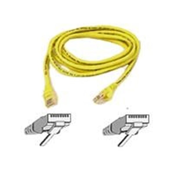 Belkin CAT6 patch cable RJ45M/RJ45M 15ft yellow A3L980-15-YLW-S - main
